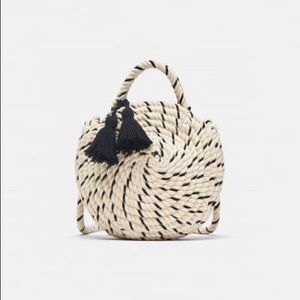 Braided Cotton Mini Tote Bag